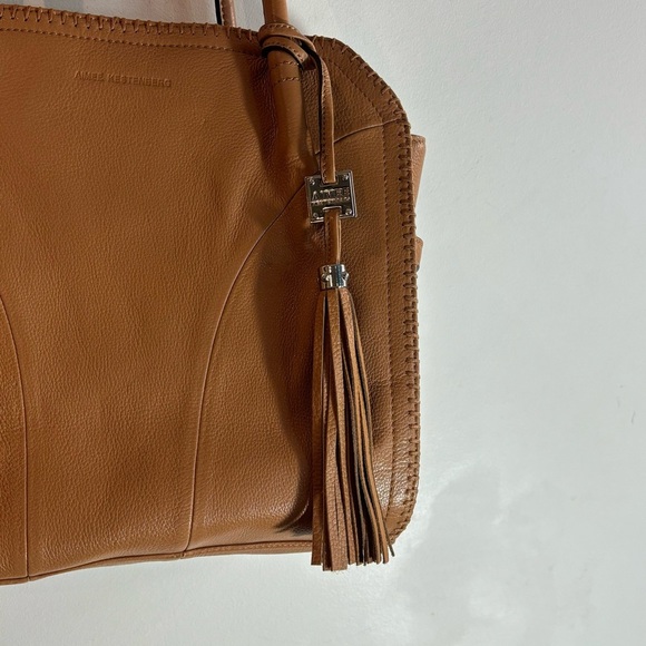 AIMEE KESTENBERG Leather Shoulder Handbag Purse Satchel Multiple Pockets Bag - Picture 3 of 16